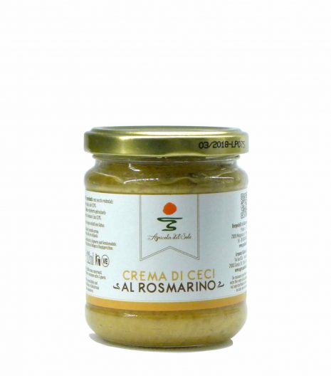 Agricola del Sole chick peas cream velvet - Agricola del Sole Crema ceci rosmarino - Gustorotondo - Italian food boutique