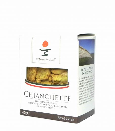 Agricola del Sole Chiancgette - Apulia Chianchette - Gustorotondo - Italian food boutique