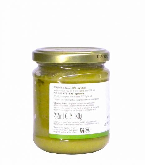 Agricola del Sole Peas thyme soup - Agricola del Sole Vellutata piselli timo - Gustorotondo - Italian food boutique