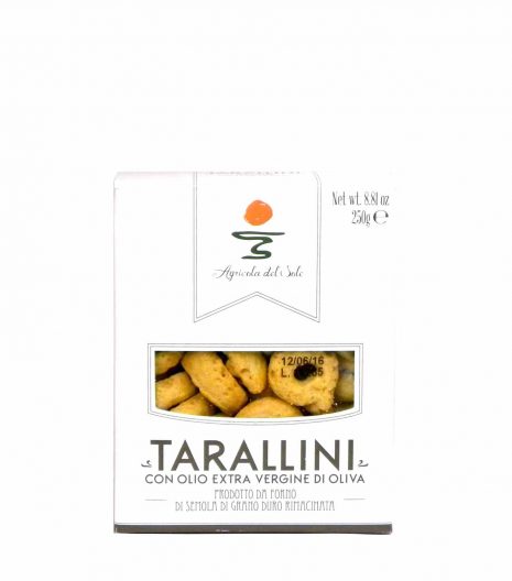 Agricola del Sole Tarallini Olio extravergine oliva - Apulia Tarallini extra virgin olive oil - Gustorotondo - Italian food boutique