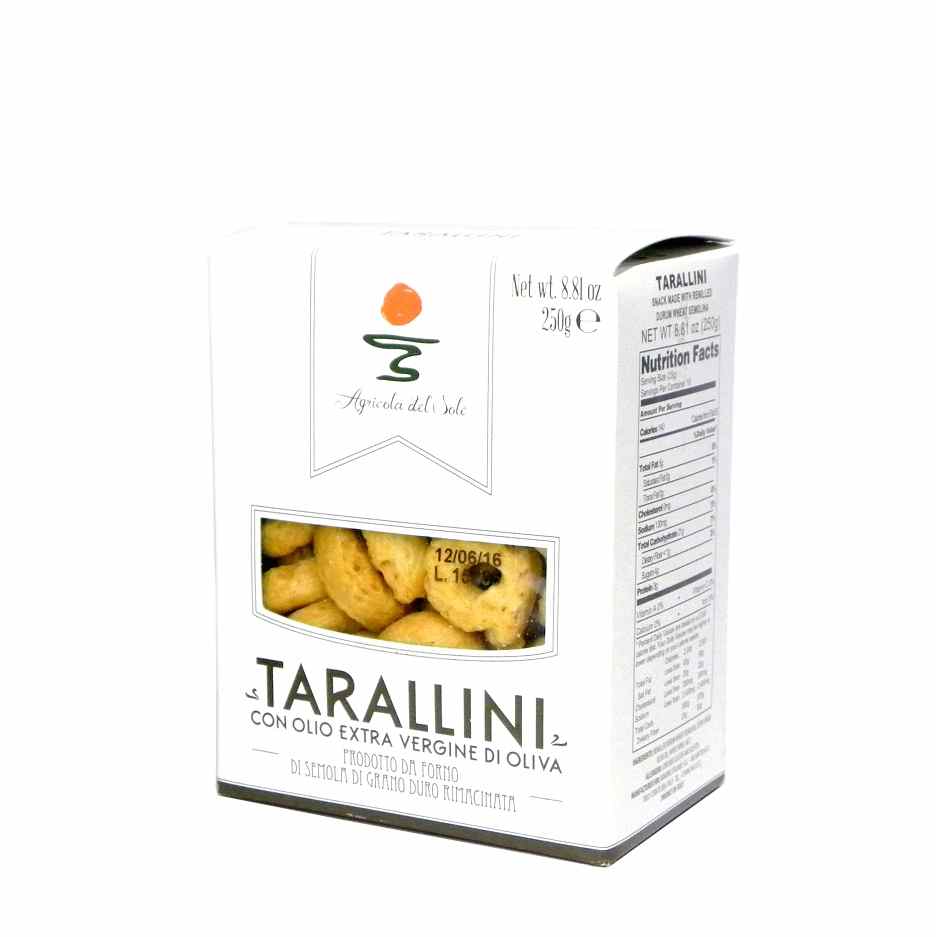 Agricola del Sole Tarallini Olio extravergine oliva – Apulia Tarallini extra virgin olive oil – Gustorotondo – Italian food boutique
