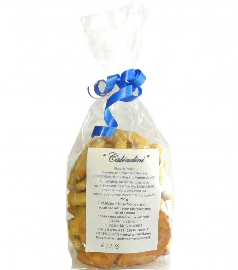 Cabiadini Biscotti 250 g- Cabiadini cookies 250 g - Gustorotondo - Italian food boutique