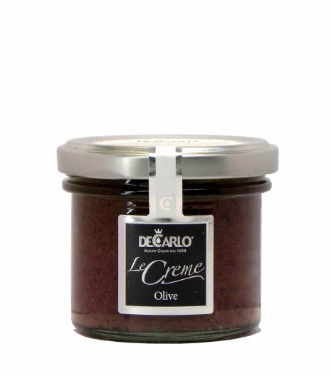 De Carlo crema olive nere - De Carlo black olive bruschetta - Gustorotondo - Italian food boutique