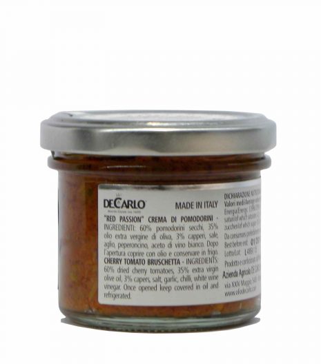 De Carlo crema pomodorini - De Carlo cherry tomato bruschetta - Gustorotondo - Italian food boutique