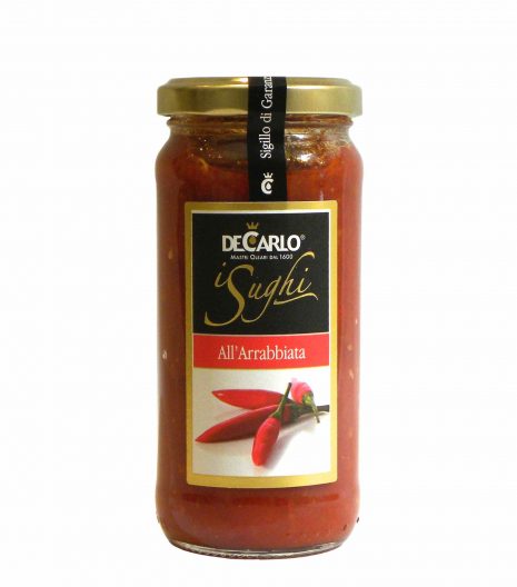 De Carlo Sugo arrabbiata - De Carlo Pasta sauce arrabbiata - Gustorotondo - Italian food boutique