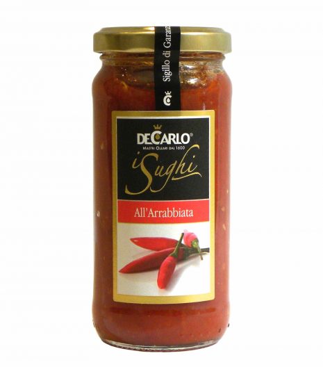 De Carlo Sugo arrabbiata - De Carlo Pasta sauce arrabbiata - Gustorotondo - Italian food boutique