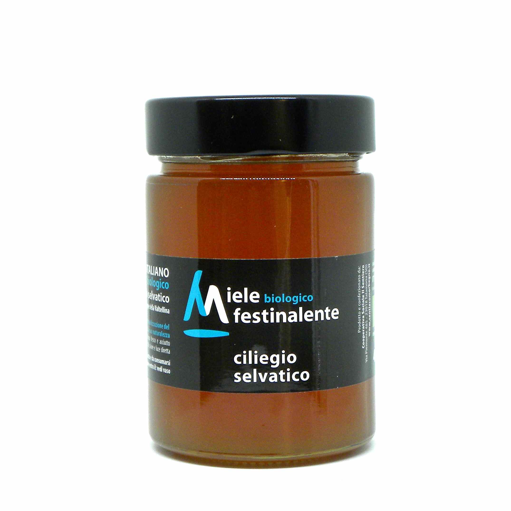 Festinalente miele bio ciliegio selvatico – Festinalente organic raw cherry tree honey – Gustorotondo – Italian food boutique
