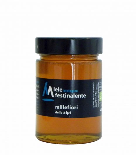 Festinalente miele bio millefiori alpi - Festinalente organic raw alps thousand flowers honey - Gustorotondo - Italian food boutique