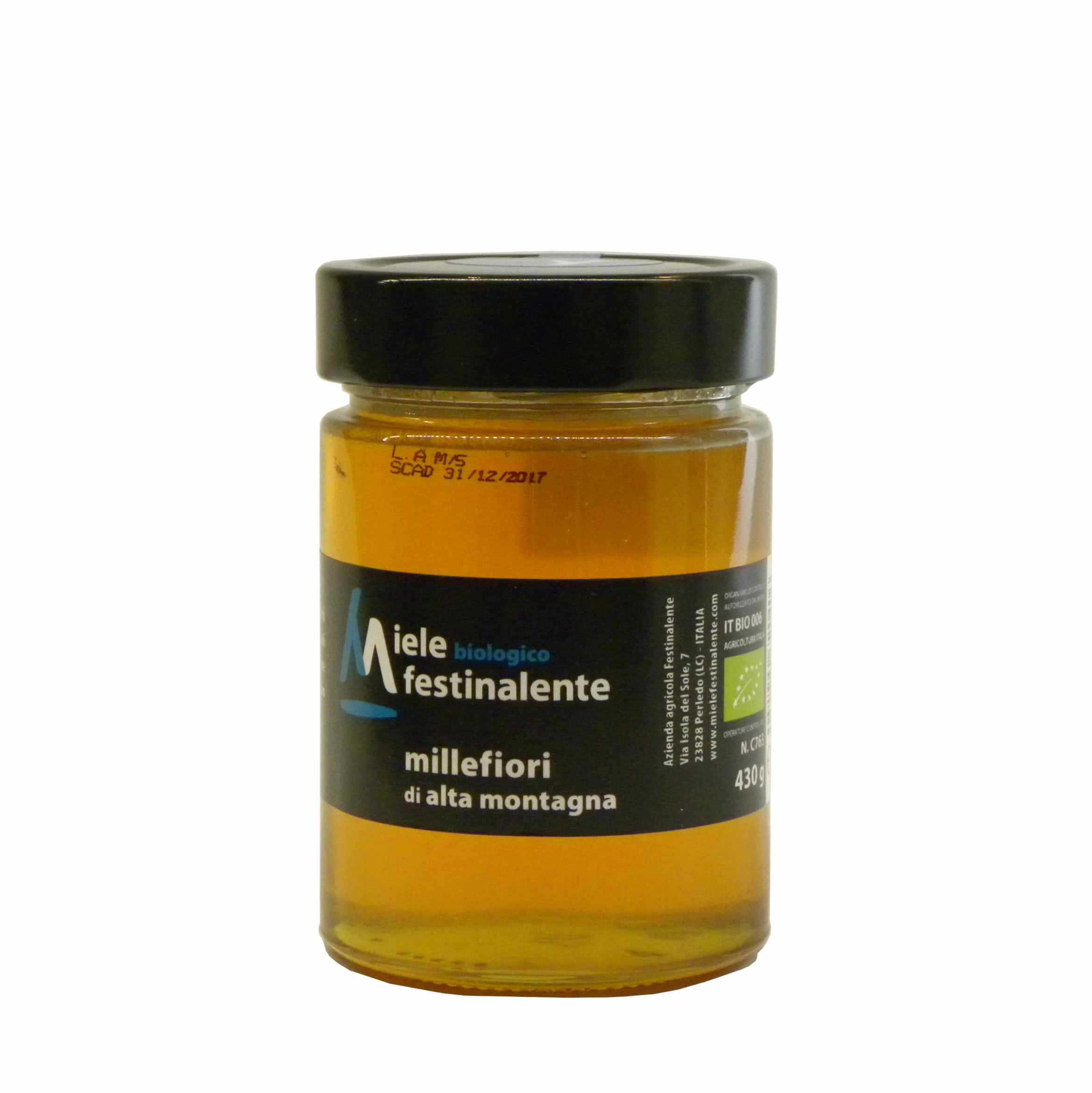 Festinalente miele bio millefiori – Festinalente organic raw mountain thousand flowers honey – Gustorotondo – Italian food boutique