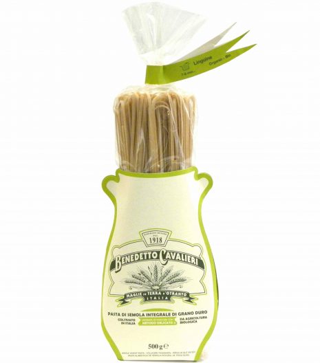 Benedetto Cavalieri Pasta Linguine Bio Integrali - Benedetto Cavalieri Organic Whole wheat pasta Linguine - Gustorotondo - Italian food boutique