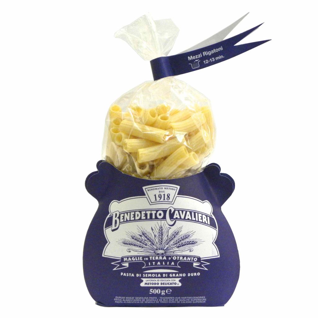 Benedetto Cavalieri | Durum Wheat Mezzi Rigatoni 500 g | Gustorotondo
