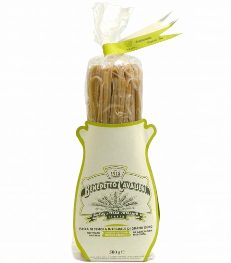 Benedetto Cavalieri Pasta Tagliatelle Bio Integrali - Benedetto Cavalieri Organic Whole wheat pasta tagliatelle -Gustorotondo - Italian food boutique