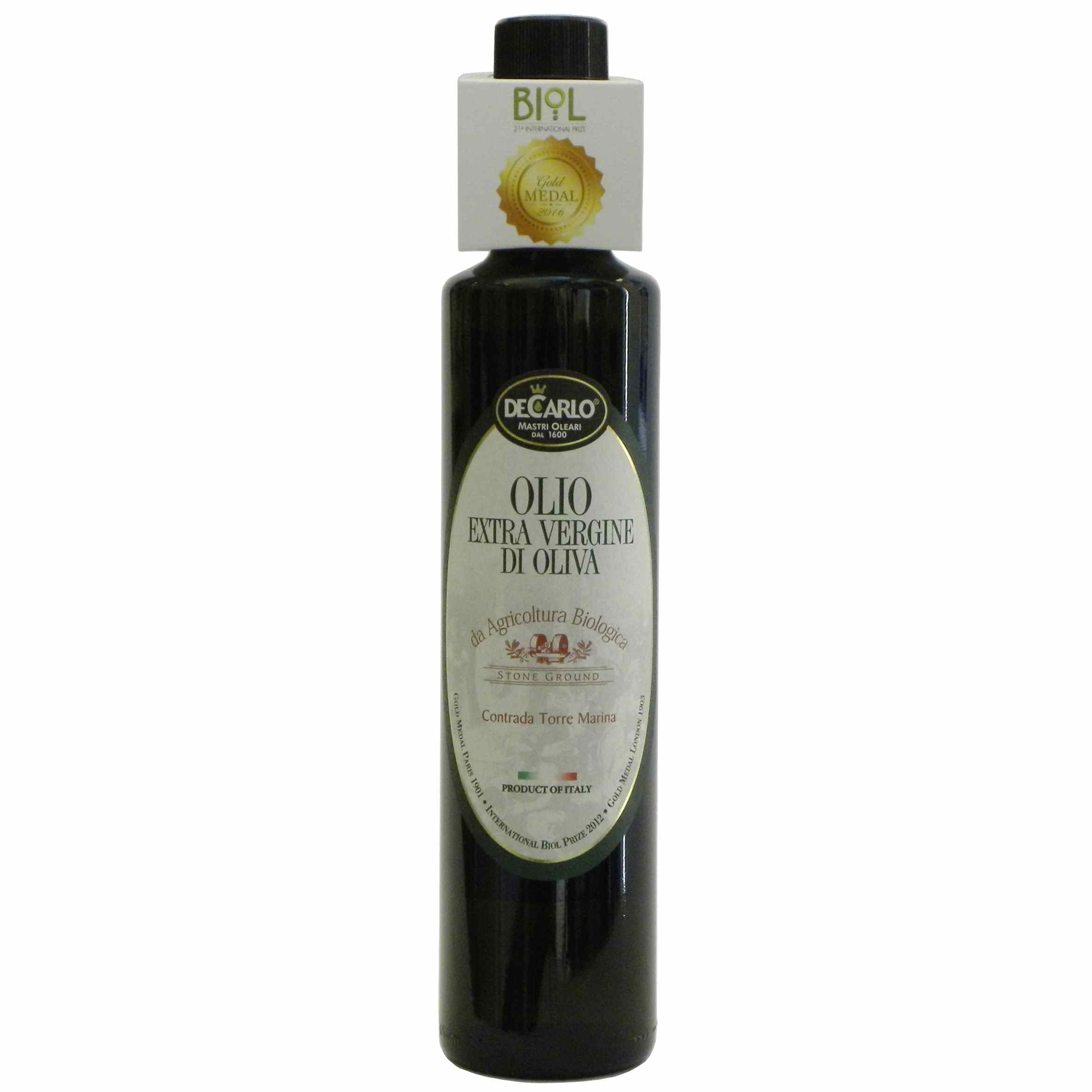 De Carlo Olio Extravergine Bio – De Carlo Organic Extra Virgin Olive Oil – Gustorotondo – Italian food boutique