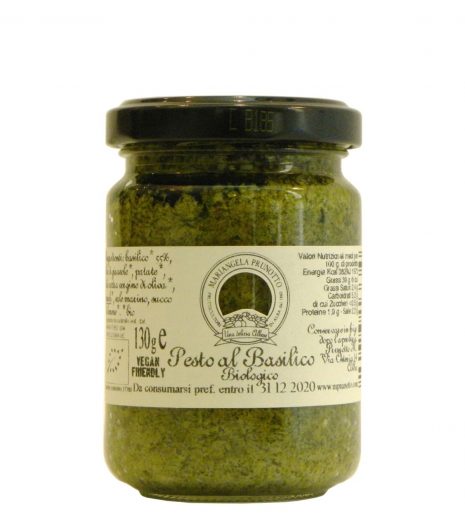 Pesto Basilico Prunotto Bio - Prunotto Organic Basil Pesto - Gustorotondo - Italian Food Boutique