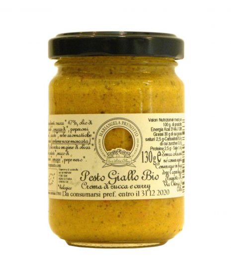 Pesto Giallo Prunotto Bio - Prunotto Organic Yellow Pesto - Gustorotondo - Italian Food Boutique