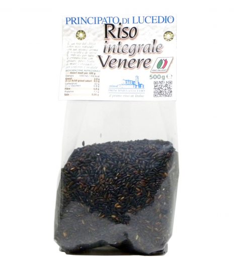 Riso integrale Venere Principato di Lucedio - Brown Venere black rice Principato di Lucedio - Gustorotondo - Italian food boutique