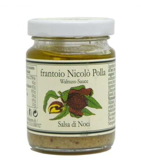 Salsa di noci in olio extravergine Frantoio Polla Nicolò - Frantoio Polla Nicolò Walnut Sauce in Extra Virgin Olive Oil - Gustorotondo - Italian food boutique