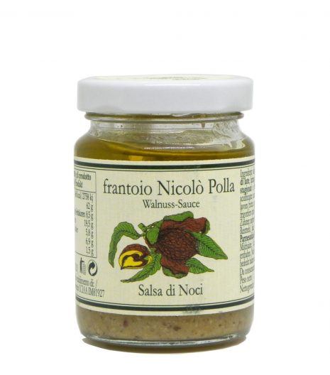 Salsa di noci in olio extravergine Frantoio Polla Nicolò - Frantoio Polla Nicolò Walnut Sauce in Extra Virgin Olive Oil - Gustorotondo - Italian food boutique