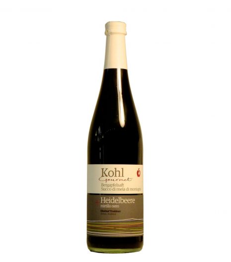 Succo di mele di montagna e mirtillo Kohl - Kohl Mountain apple juice and bilberry - Gustorotondo - Italian food boutique