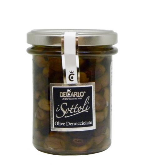 De Carlo Olive Denocciolate - De Carlo stoned olives - Gustorotondo - Italian food boutique