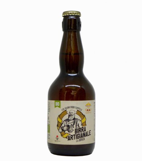 birra bionda artigianale fronte - artisan beer - Agricola del Sole - Gustorotondo Italian food boutique - I migliori cibi online - Best Italian food online - spesa online