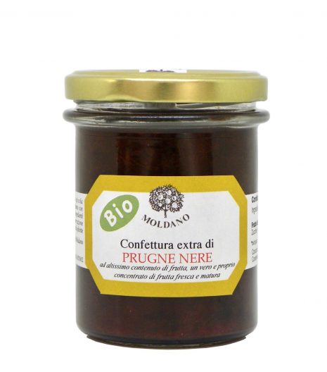 Fattoria Moldano confettura extra bio prugne nere - organic extra black plums jam - Gustorotondo Italian food boutique - I migliori cibi online - Best Italian foods online - spesa online