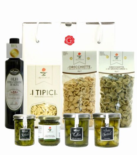 Confezione regalo sapori di Puglia - Apulian flavors gift box - Gustorotondo Italian food boutique - I migliori cibi online - Best Italian foods online - spesa online