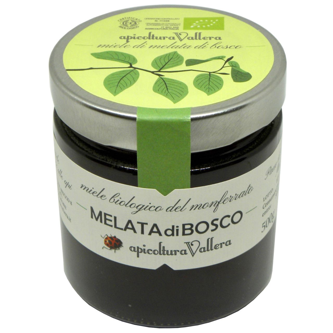 Miele di melata di bosco –  honeydew honey – Apicoltura Vallera – Gustorotondo Italian food boutique – I migliori cibi online – Best Italian foods online – spesa online