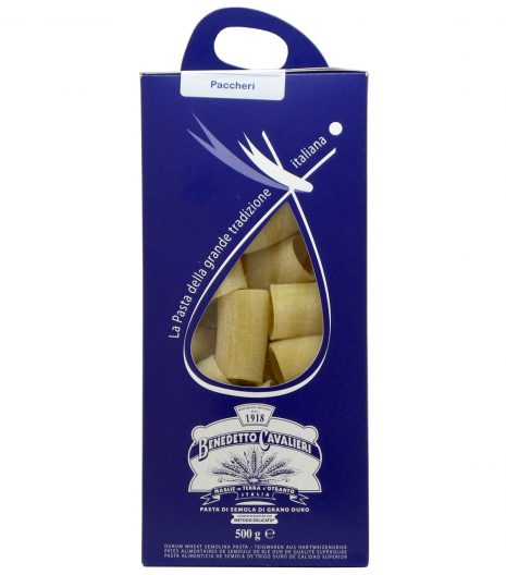 Paccheri Benedetto Cavalieri - Gustorotondo Italian food boutique - I migliori cibi online - Best Italian foods online - spesa online