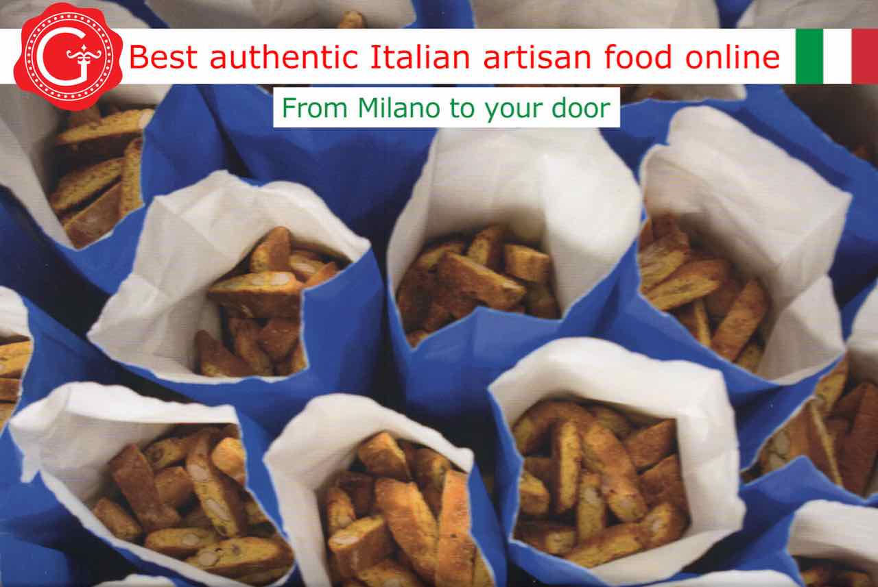 Biscotti di Prato - Italian almond Biscuits - Italian Biscuits - Gustorotondo - Gustorotondo.it online shop - vendita online dei migliori cibi artigianali - best authentic Italian artisan food online