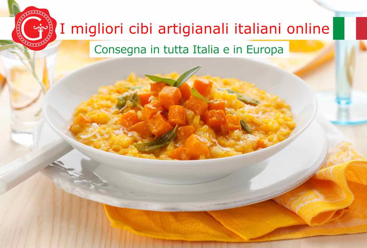 risotto alla zucca - Gustorotondo - Gustorotondo online shop - i migliori cibi online - vendita online dei migliori cibi italiani artigianali - best authentic Italian artisan food online