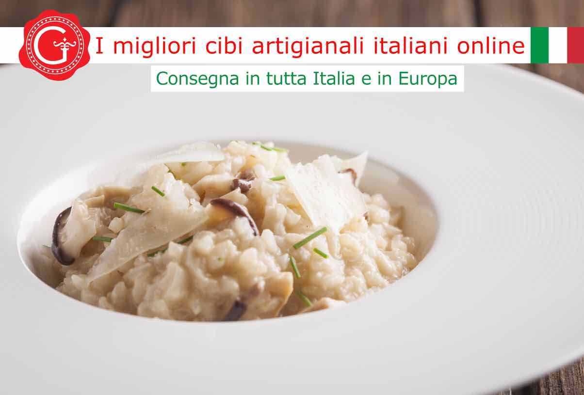 risotto ai funghi porcini - Gustorotondo - Gustorotondo online shop - i migliori cibi online - vendita online dei migliori cibi italiani artigianali - best authentic Italian artisan food online