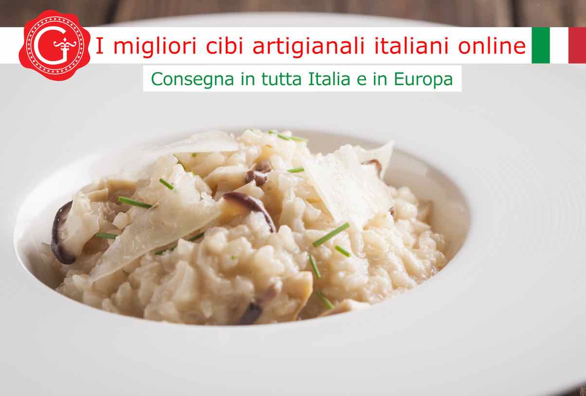 risotto ai funghi porcini secchi - Gustorotondo online shop - i migliori cibi online - vendita online dei migliori cibi italiani artigianali - best authentic Italian food online