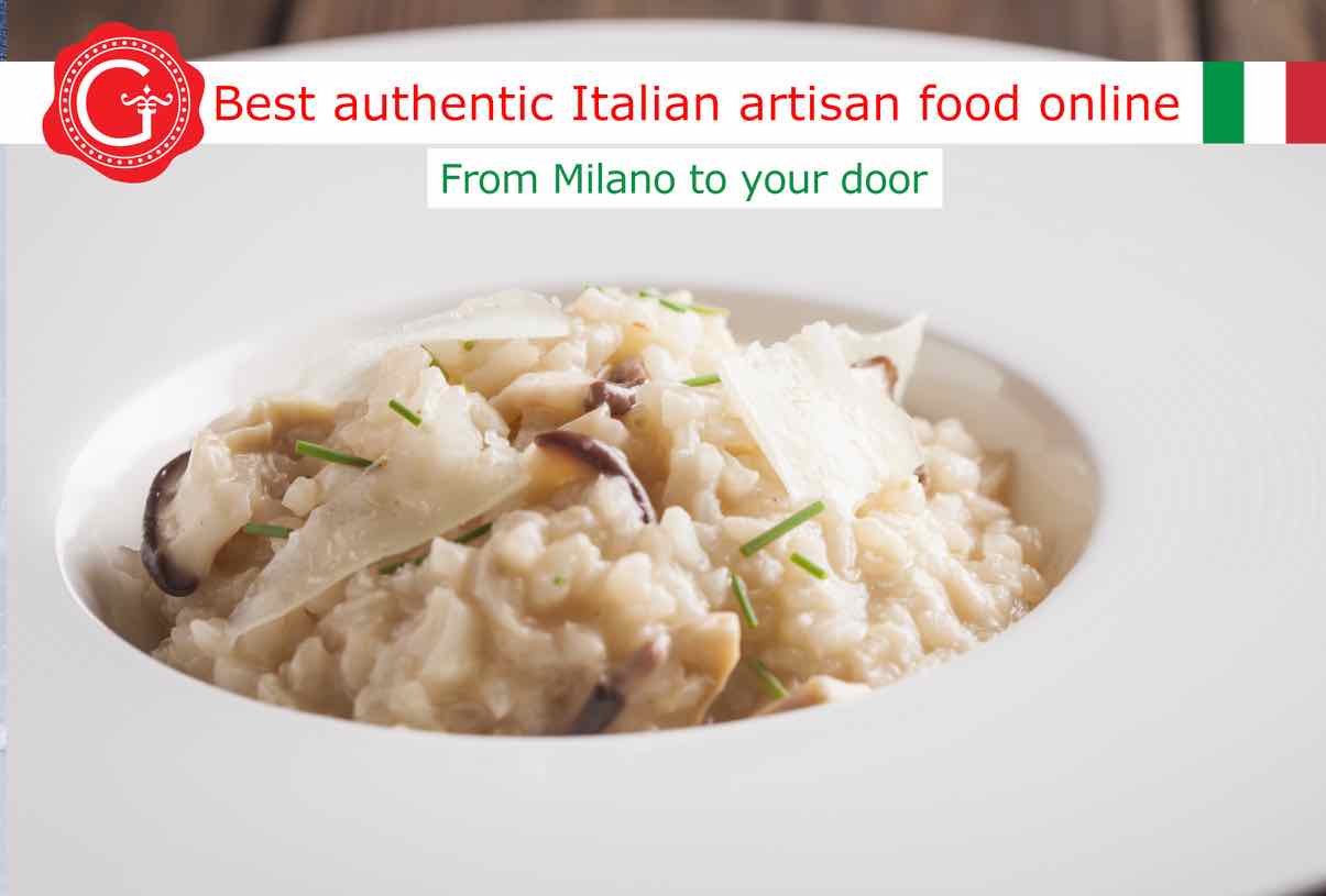 dried mushroom risotto - Gustorotondo online shop - i migliori cibi online - vendita online dei migliori cibi italiani artigianali - best authentic Italian artisan food online