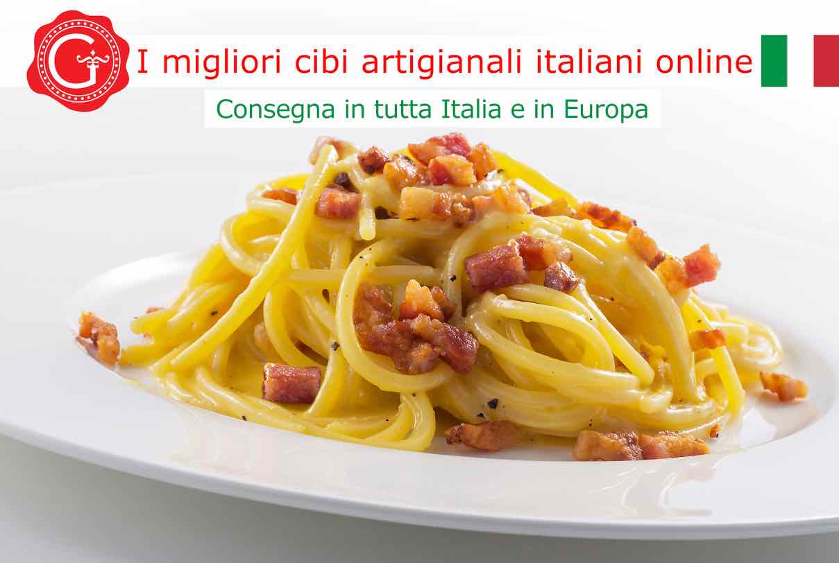 pasta alla carbonara - Gustorotondo online shop - i migliori cibi online - vendita online dei migliori cibi italiani artigianali - best authentic Italian food online