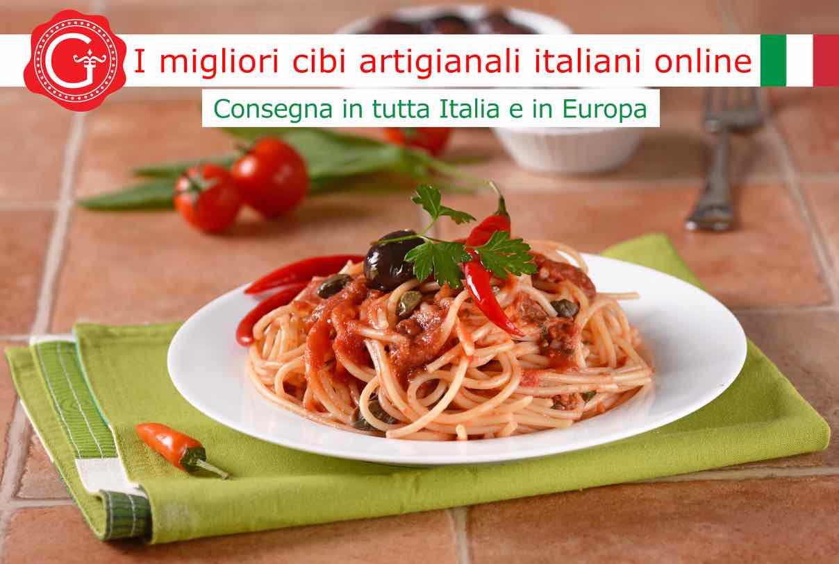 pasta alla puttanesca - Gustorotondo online shop - i migliori cibi online - vendita online dei migliori cibi italiani artigianali - best authentic Italian food online