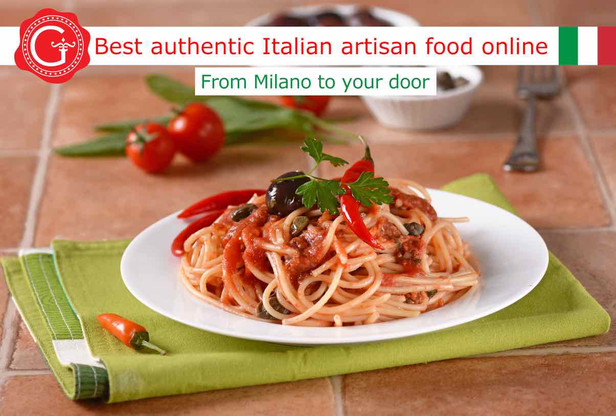 pasta puttanesca - Gustorotondo online shop - i migliori cibi online - vendita online dei migliori cibi italiani artigianali - best authentic Italian artisan food online