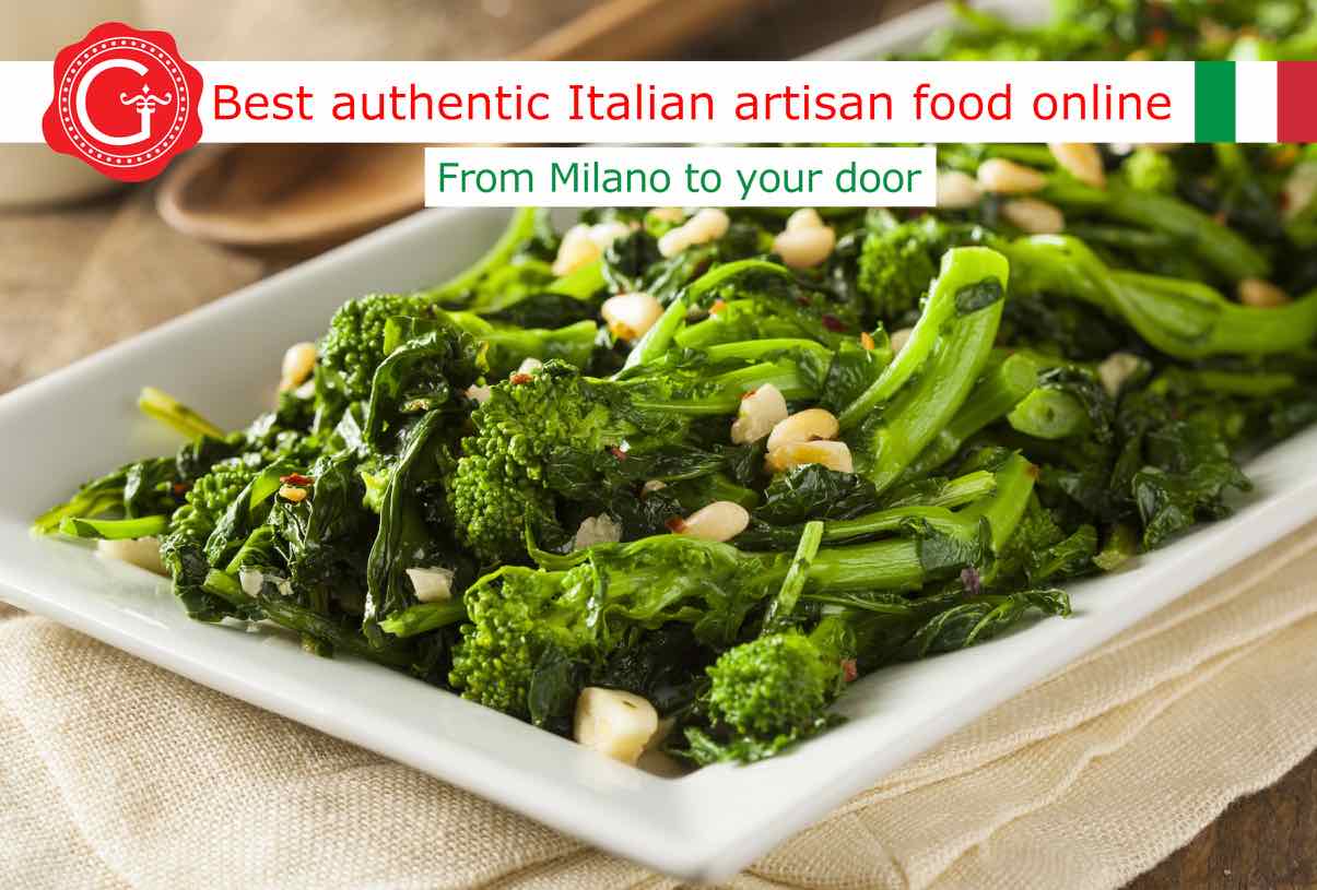 sauteed broccoli rabe - Gustorotondo online shop - i migliori cibi online - vendita online dei migliori cibi italiani artigianali - best authentic Italian artisan food online