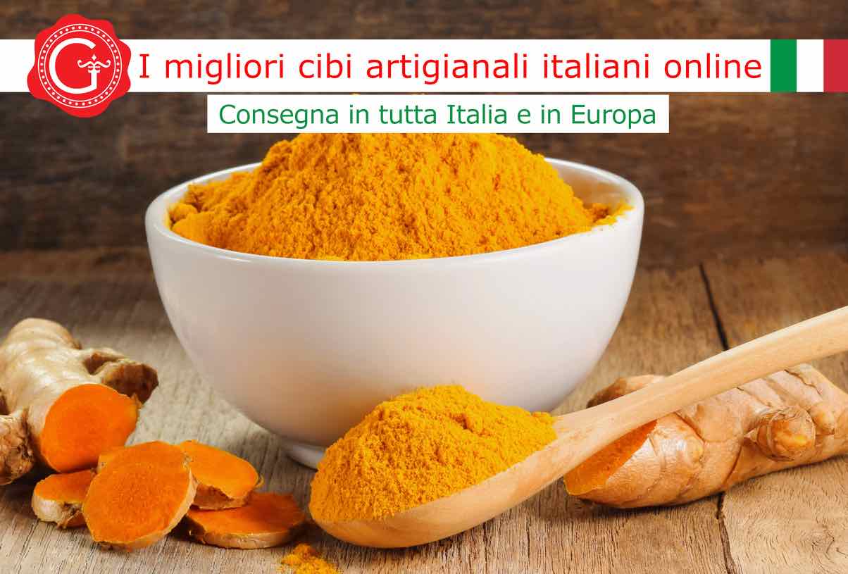 curcuma proprietà - Gustorotondo online shop - i migliori cibi online - vendita online dei migliori cibi italiani artigianali