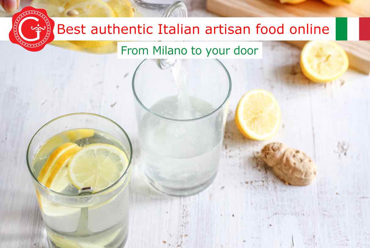 ginger and lemon water - best Italian food - Gustorotondo online food shop - authentic Italian artisan food online