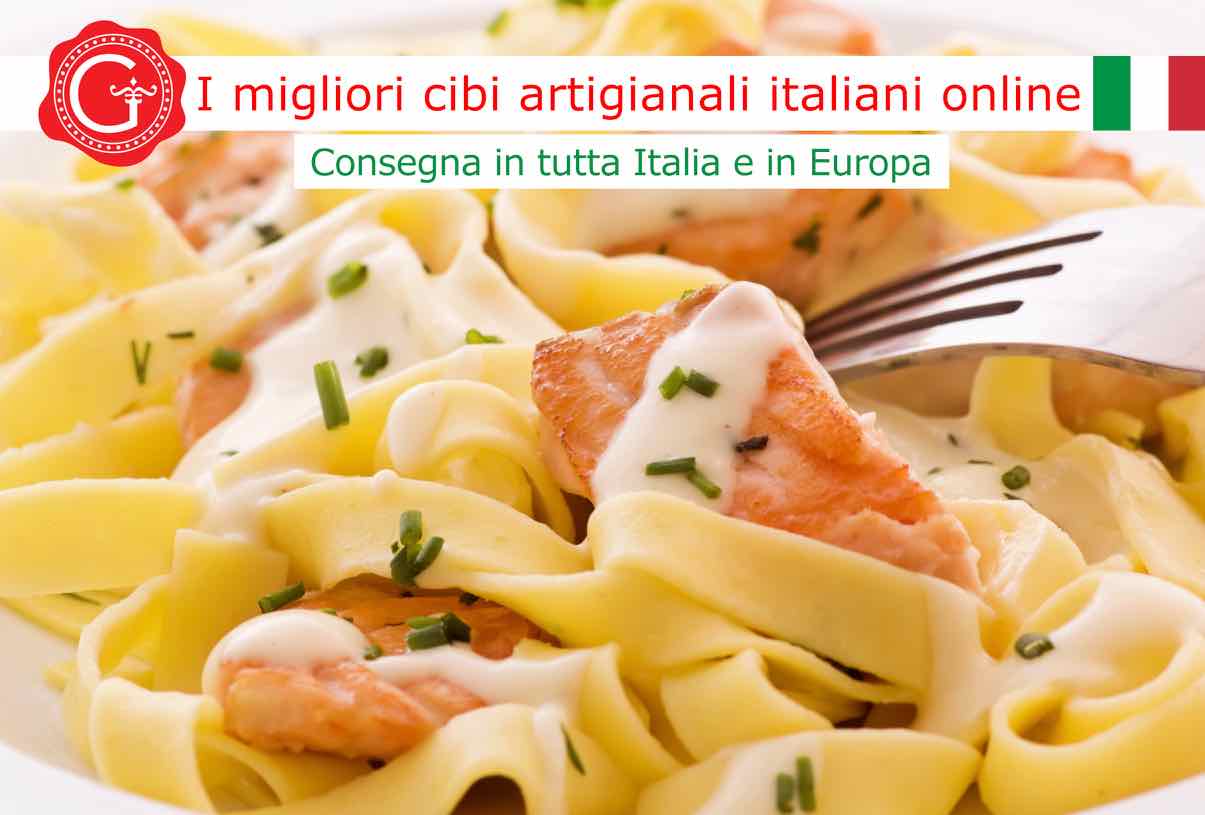 pasta al salmone - Gustorotondo online shop - i migliori cibi online - vendita online dei migliori cibi italiani artigianali - best authentic Italian artisan food online