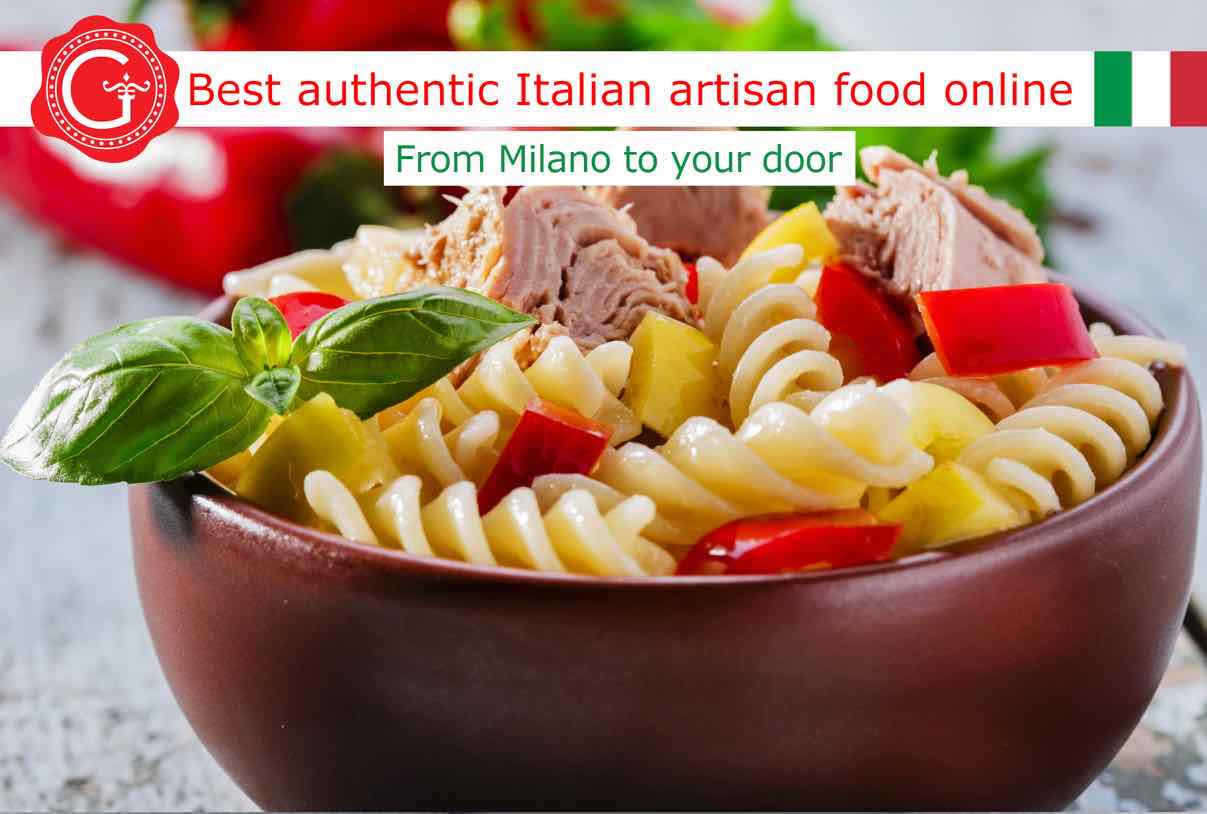 cold pasta salad - best Italian food - Gustorotondo online food shop - authentic Italian artisan food