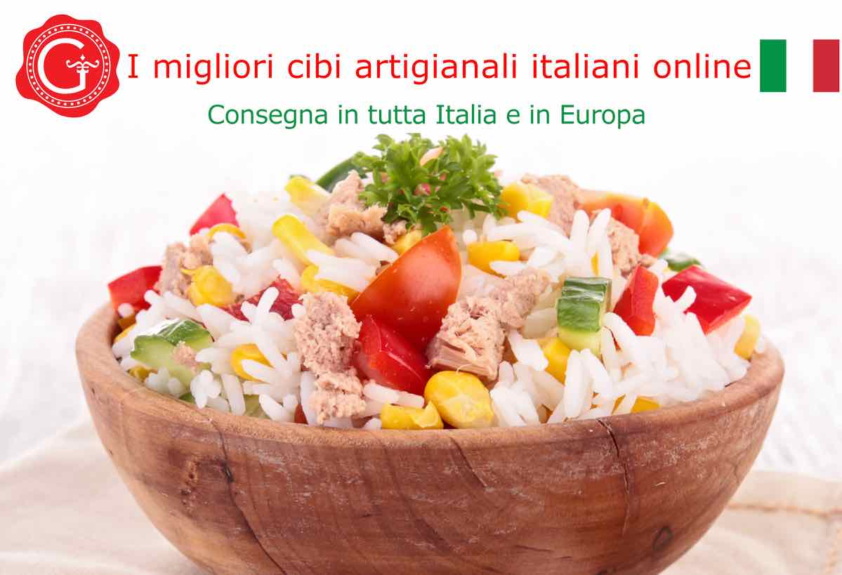 insalata di riso ricetta - Gustorotondo online shop - i migliori cibi online - vendita online dei migliori cibi italiani artigianali