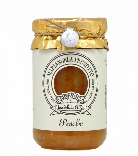 peach preserve with cane sugar - best Italian food - Gustorotondo online food shop - authentic Italian artisan food online