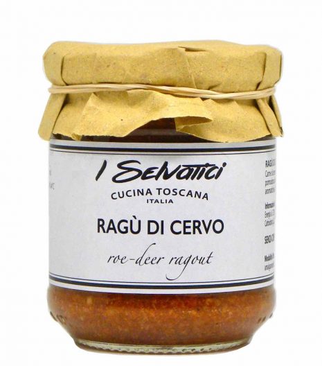 ragù di cervo - I Selvatici - Gustorotondo online shop - i migliori cibi online - vendita online dei migliori cibi italiani artigianali