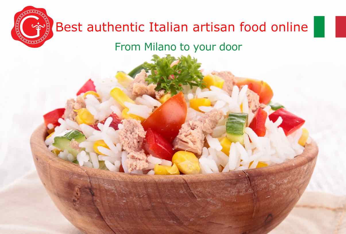 rice salad - best Italian food - Gustorotondo online food shop - authentic Italian artisan food online