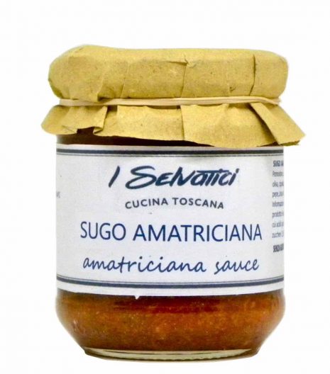 sugo all'amatriciana - Gustorotondo online shop - i migliori cibi online - vendita online dei migliori cibi italiani artigianali