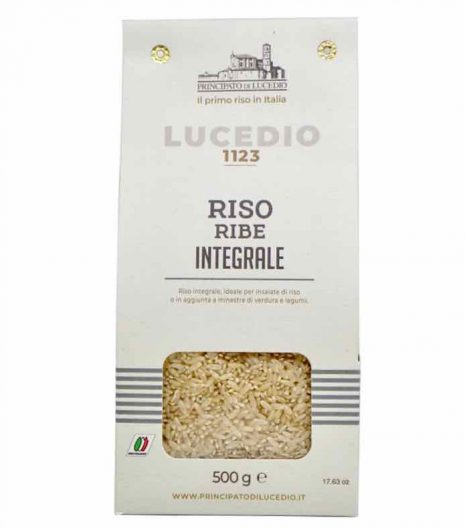 Ribe brown rice - Principato di Lucedio - Gustorotondo - best Italian food -