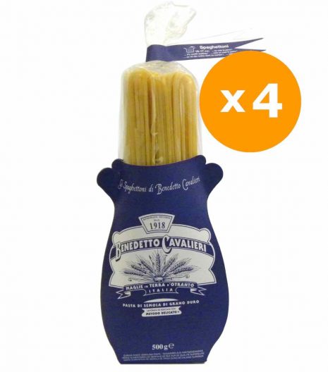 spaghettoni benedetto cavalieri 4 confezioni