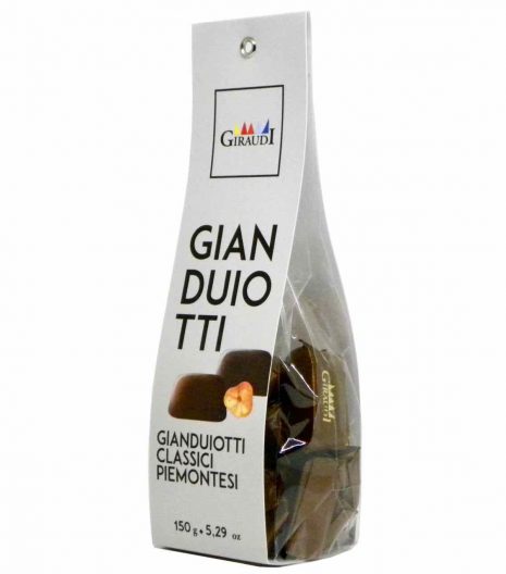Dark gianduiotto Giraudi side - shop online - Gustorotondo - best Italian food